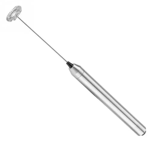 Electric Milk Frother - Silver - Kitchen Supplies