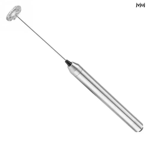 Electric Milk Frother - Silver - Kitchen Supplies