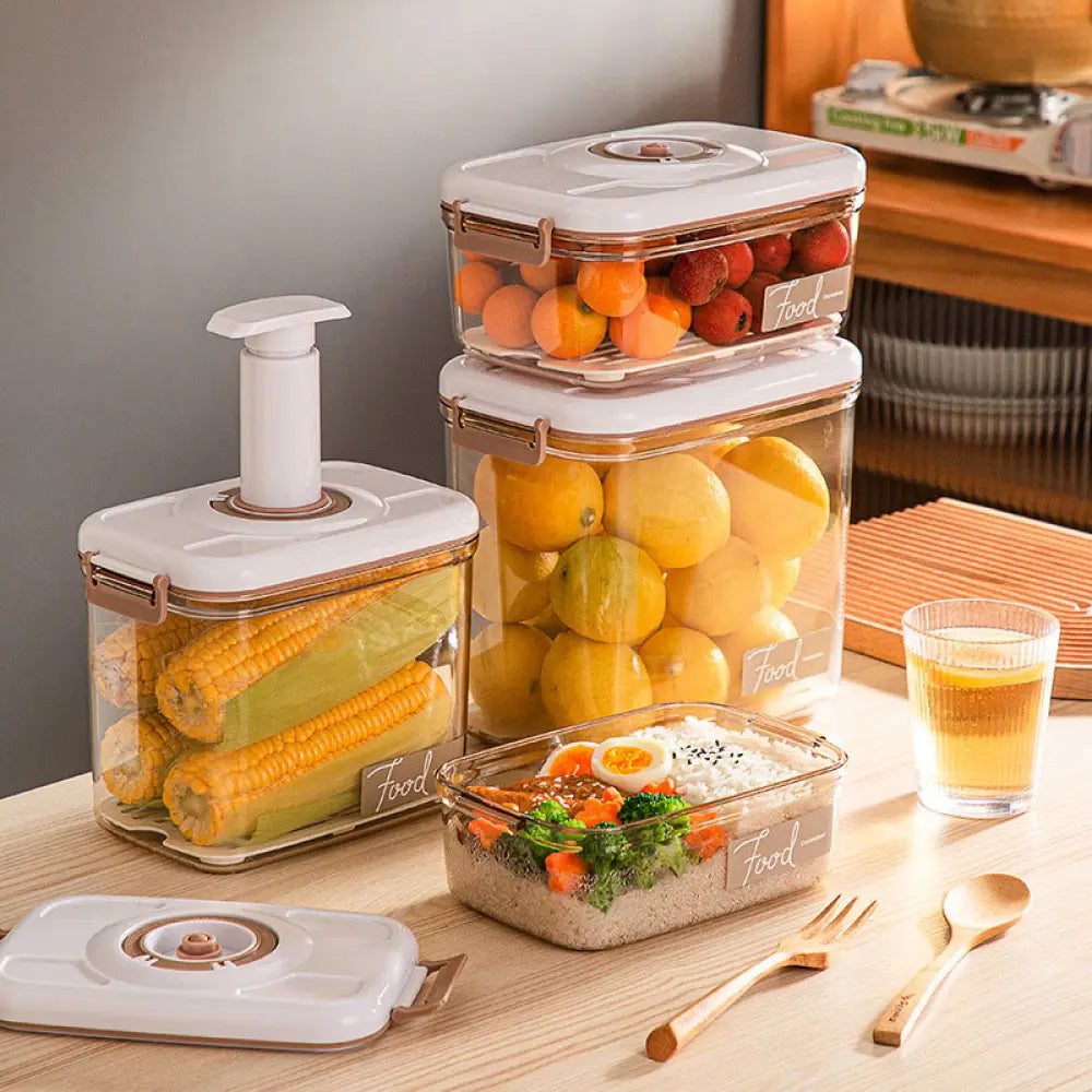 Food Vacuum Storage Box with Free Vacuum Sealer - Kitchen Supplies