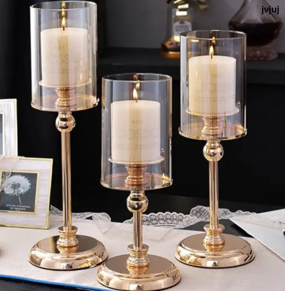 Metal Candlestick Holder - Home Decor