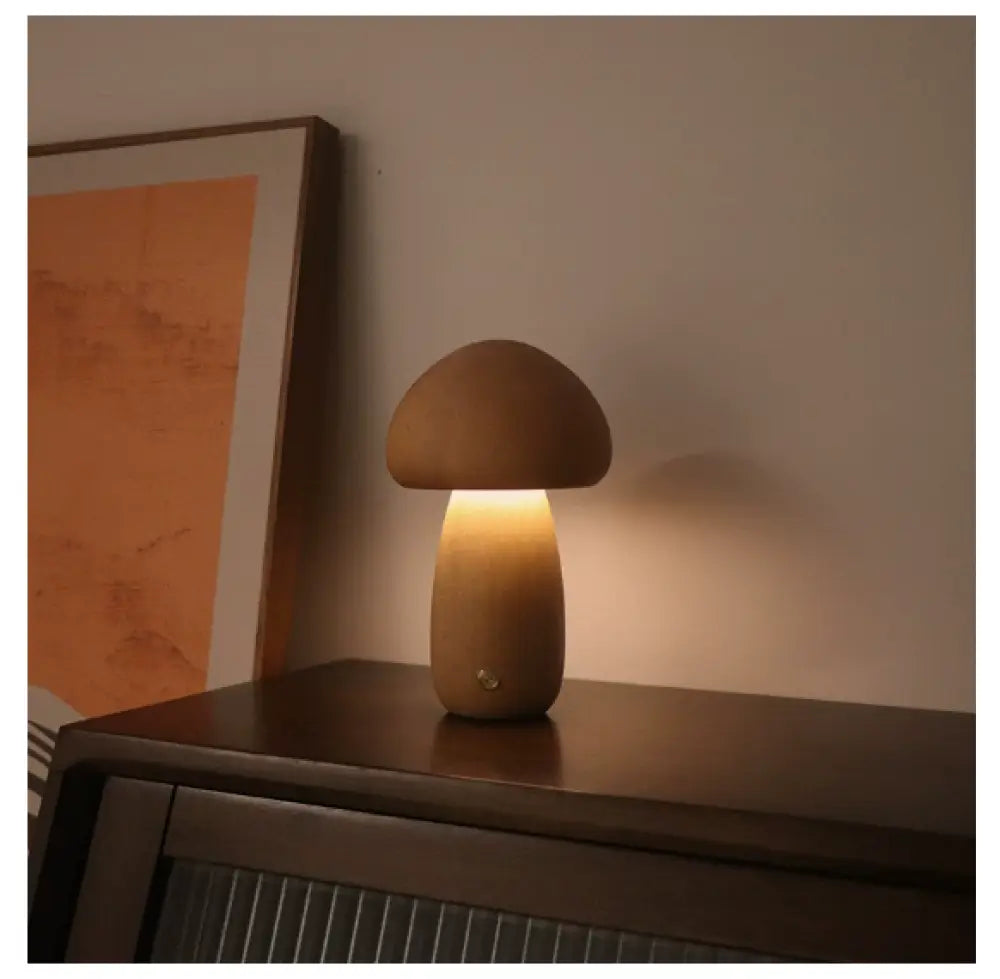Mushroom Table Lamp - Beach (B) / B - Home Decor