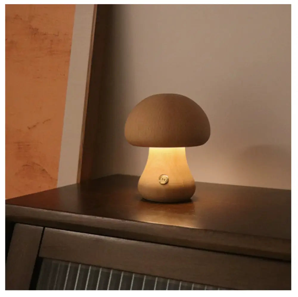 Mushroom Table Lamp - Beach (C) / C - Home Decor