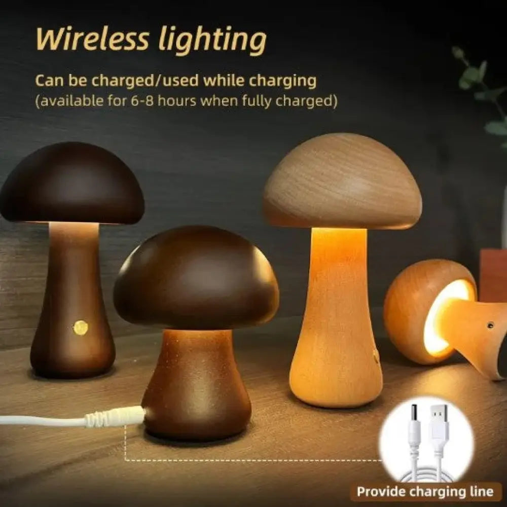 Mushroom Table Lamp - Home Decor