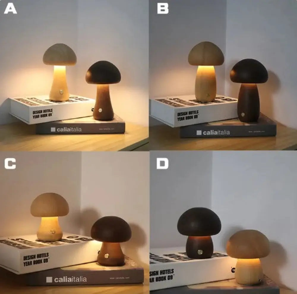 Mushroom Table Lamp - Home Decor