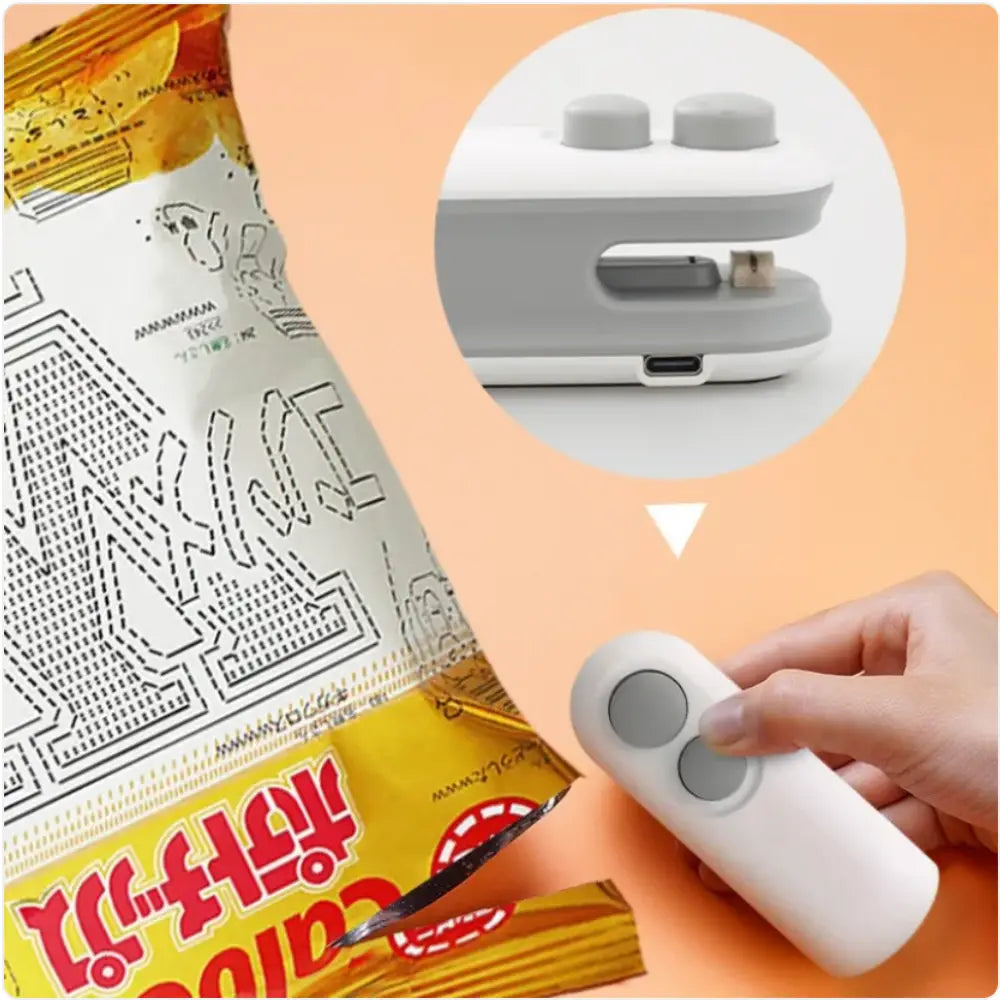 Portable USB Rechargeable Vacuum Sealer - Kitchen Supplies