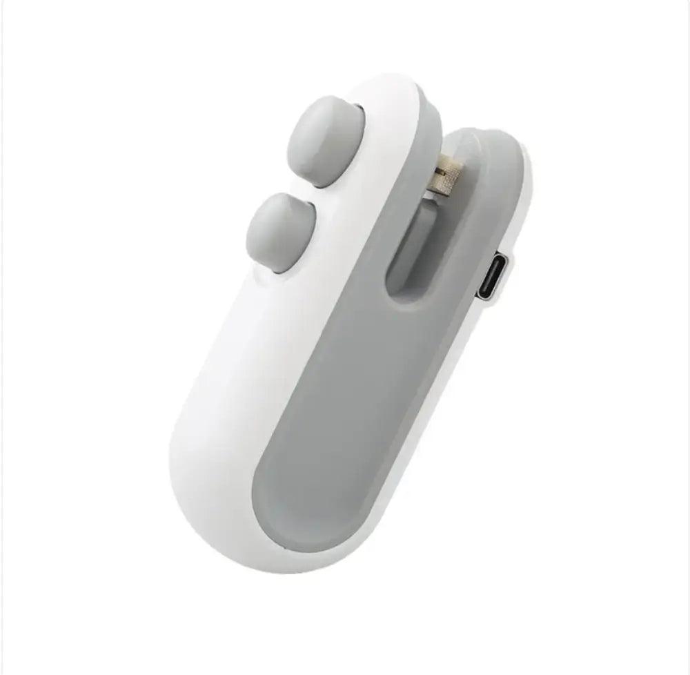 Portable USB Rechargeable Vacuum Sealer - White - Kitchen Supplies